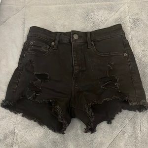 Aeropostale vintage high rise shorty jean shorts
